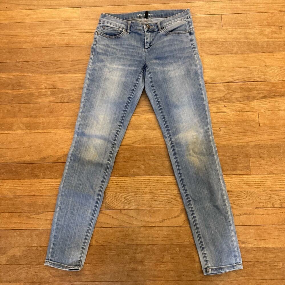 Victoria's Secret Siren skinny light wash jeans pants size 2
 b66